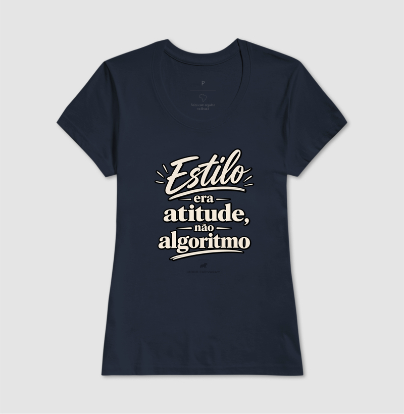 ESTILO ERA ATITUDE E NÃO ALGORITMO - Modo Capivara - Camiseta - Imagem 9