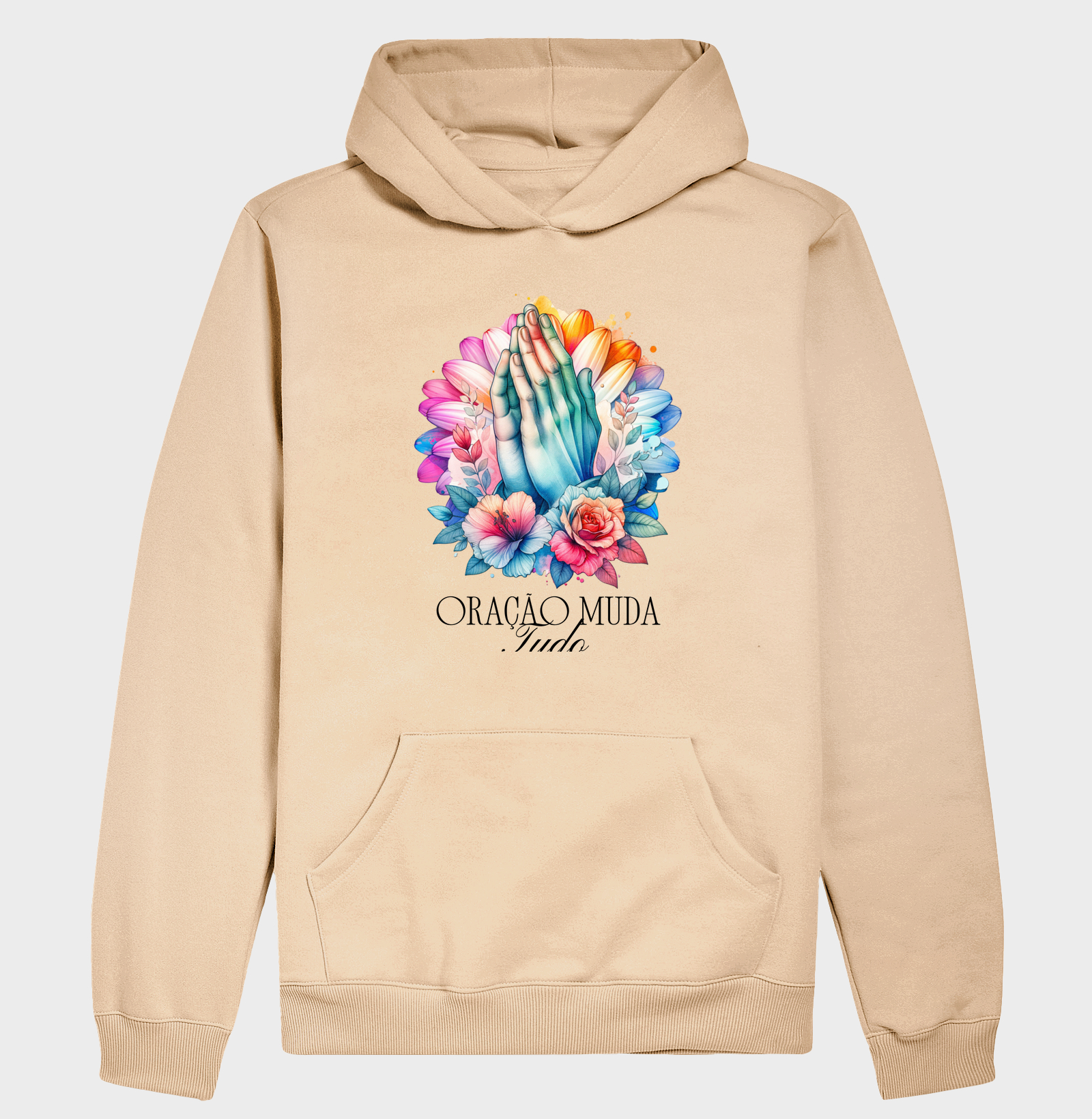 Hoodie Moletom Oração Muda Tudo - Imagem 5