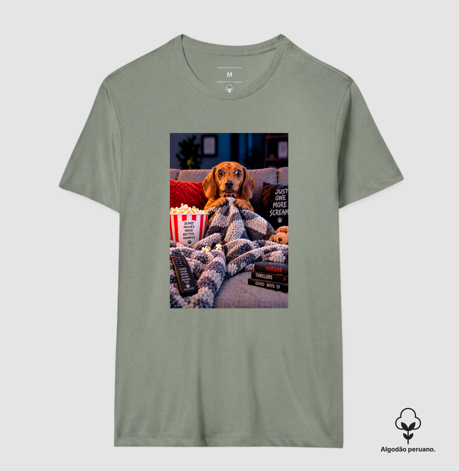 🍿👻 Scary Movie Night — Dachshund Edition 🐶🖤 - Imagem 5