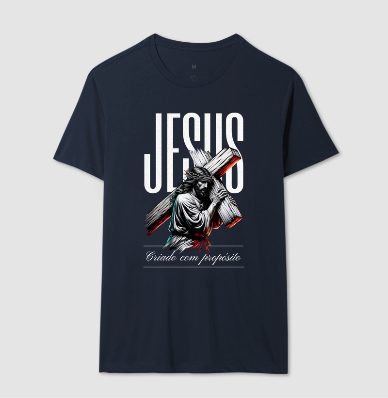 Camiseta Criado Com Propósito - Imagem 3