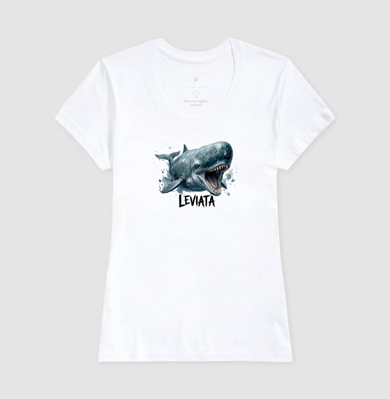  Camiseta DinossauroLeviatã Ataque Algodão Premium Dinoloco  - Imagem 3