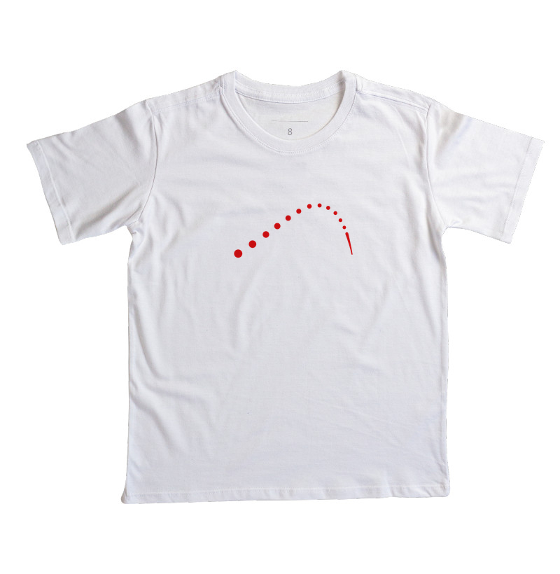 CAMISETA INFANTIL FREE KICK TRAJETÓRIA SOLO VERMELHO - Imagem 4