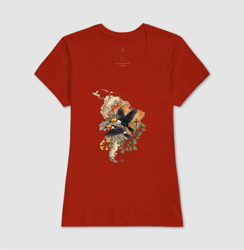 Camiseta Tucanos & Ipê - Brasil Terra de Santa Cruz - Fé, História e Natureza - Imagem 11