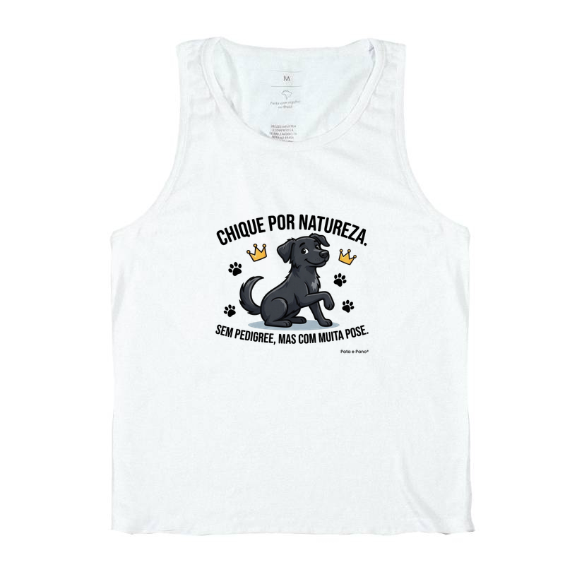 CAMISETA VIRA-LATA PRETO CHIQUE - Imagem 2