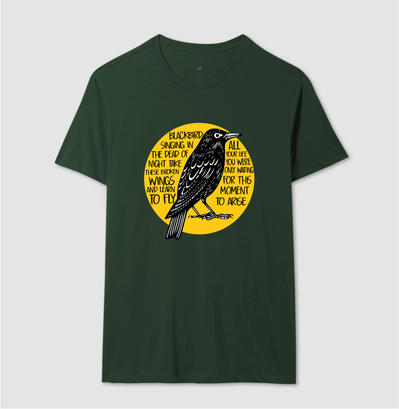 Camiseta Blackbird Lyrics - Imagem 7