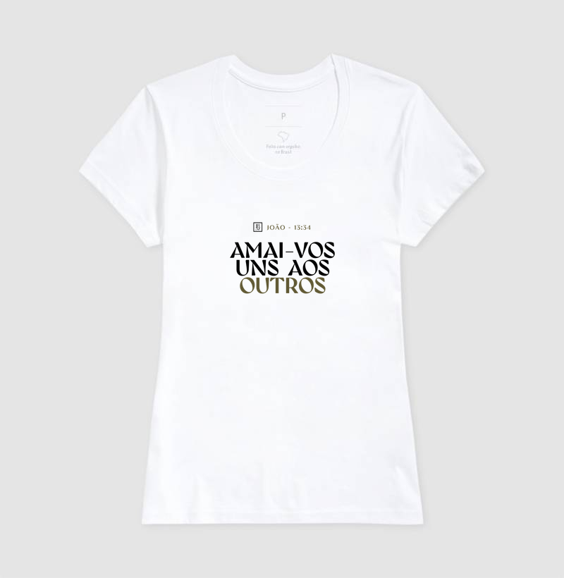 Camiseta Espírita Amai-vos Uns aos Outros - Imagem 5