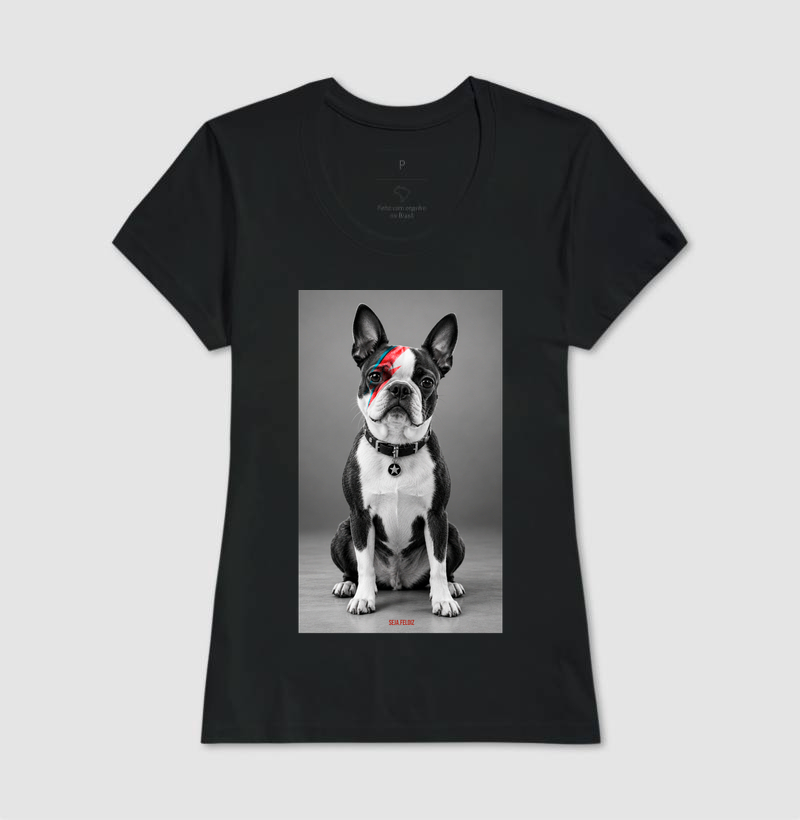 Glam Rock Boston Terrier ⚡ - Imagem 3
