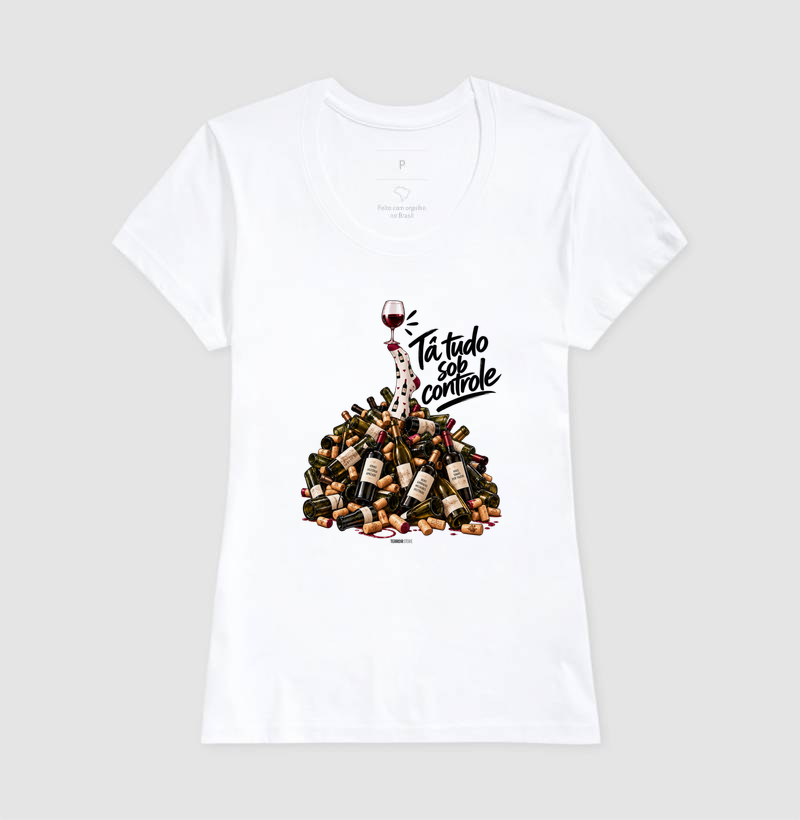 Camiseta “Entre Garrafas e Histórias” – Wine Mood - Imagem 5