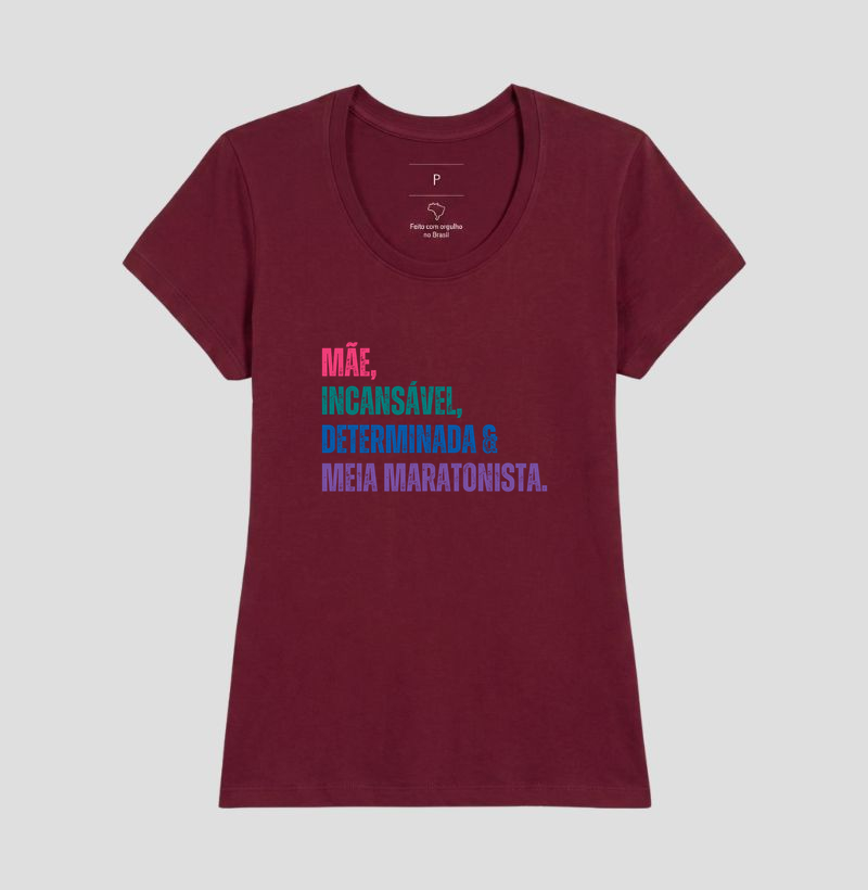 Camiseta Meia Maratona - Mãe, Incansável, Determinada e Meia Maratonista - Imagem 17