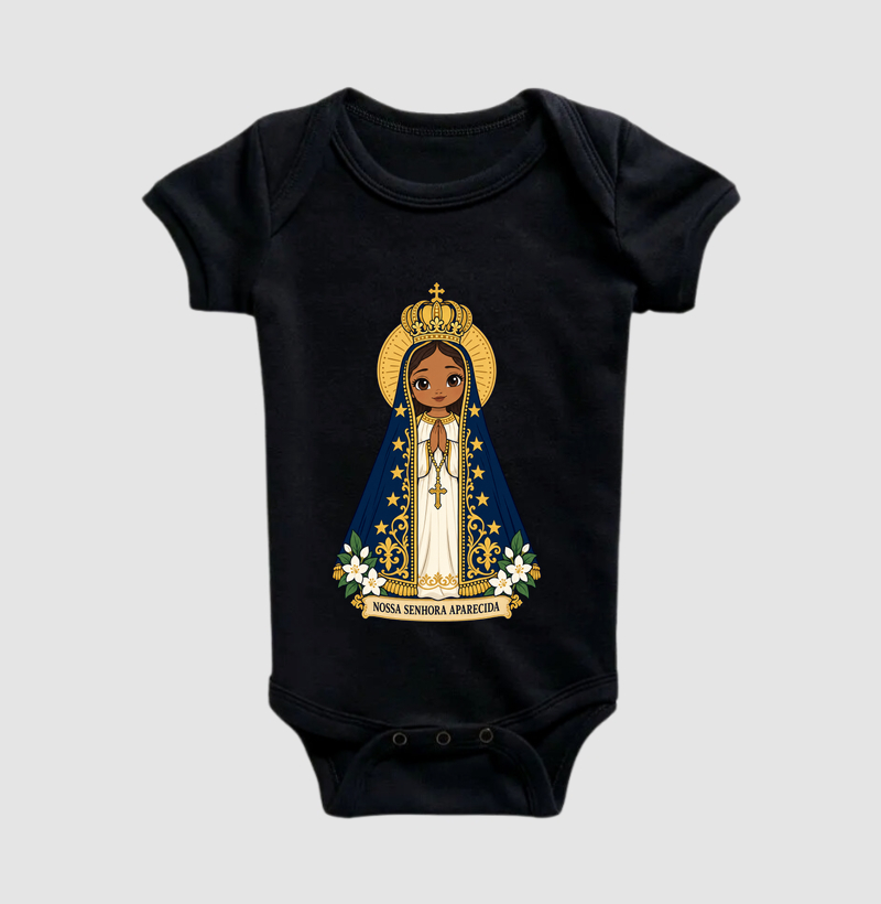 Nossa Senhora Aparecida estilo chibi - Imagem 2