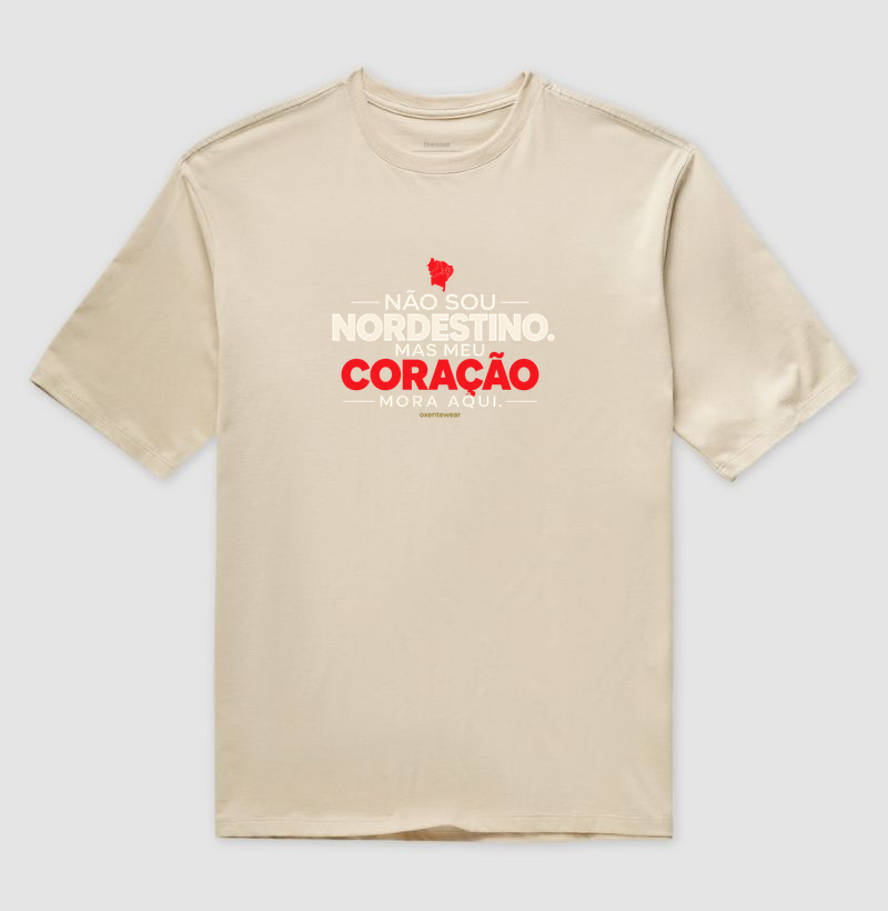 Camiseta Não sou Nordestino mas meu Coração mora aqui (2) |OxenteWear - Imagem 3