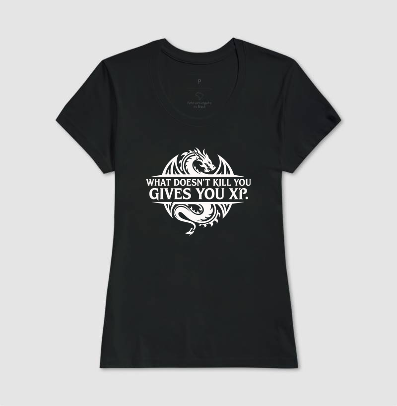 Camiseta o que não te mata, dá XP - Imagem 3