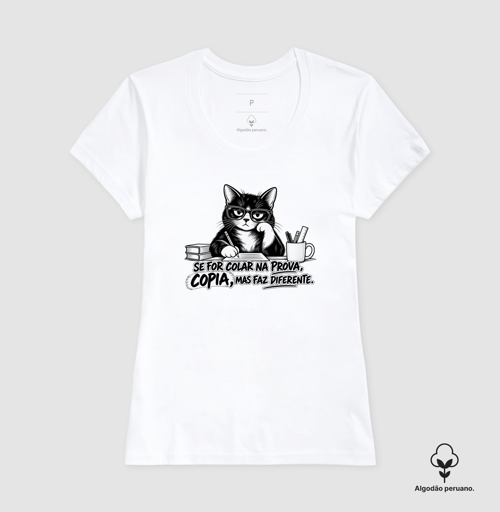 Se for colar na prova, copia, mas faz diferente - gato - Imagem 7