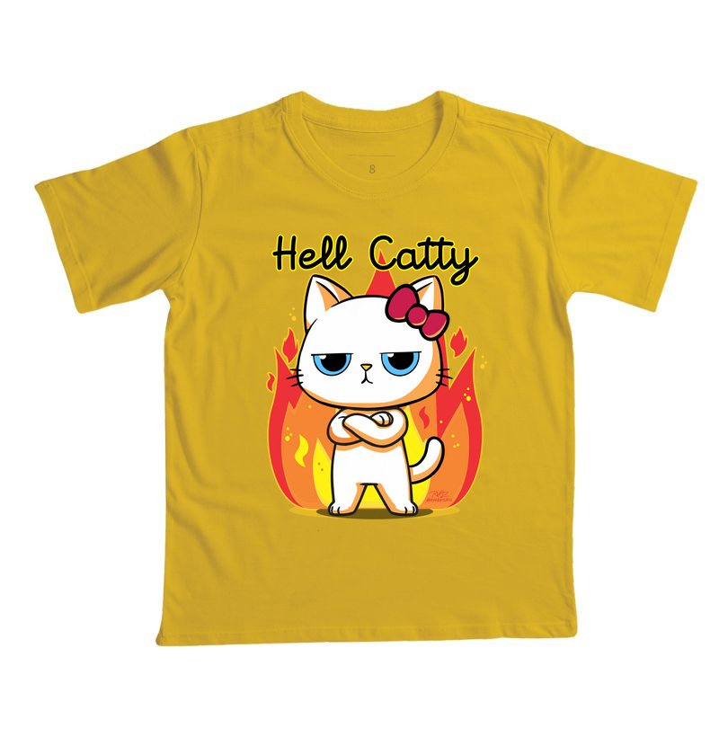 Camiseta Gato Sincero Hell Catty - Imagem 6