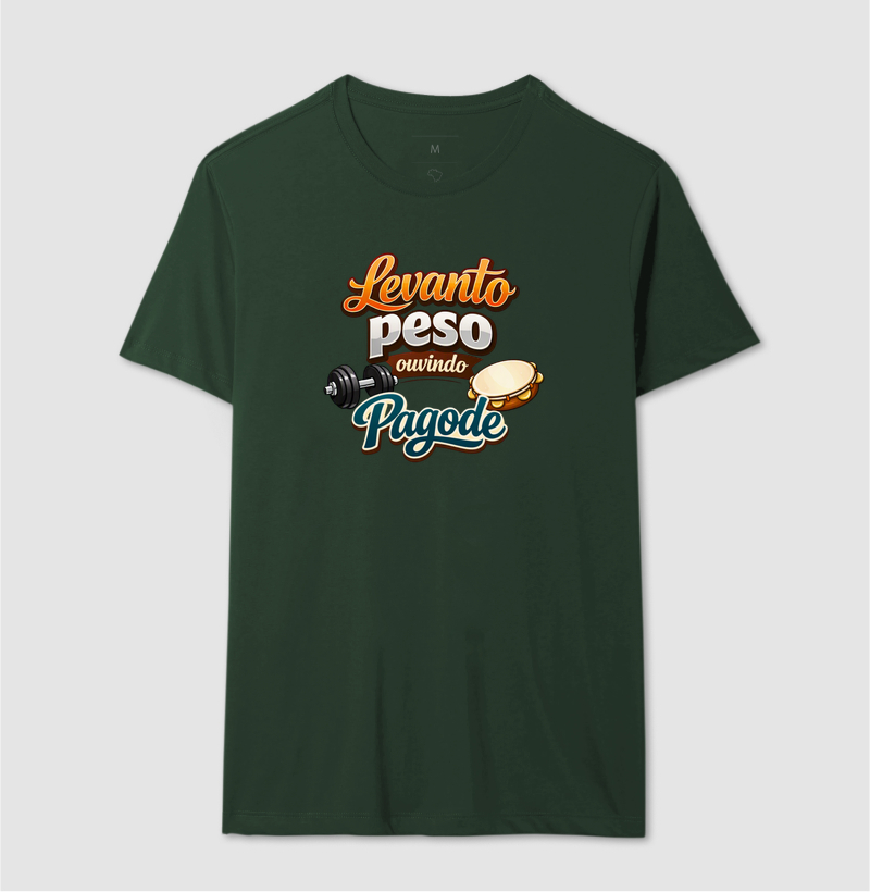 camiseta levanto peso ouvindo pagode - Imagem 12
