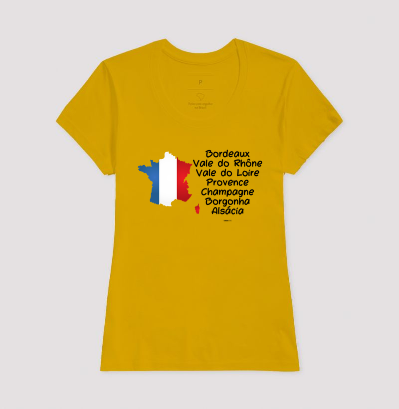 Camiseta Vinho - Regiões da França - Imagem 15