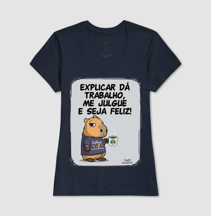 Camiseta Capivara me julgue - Imagem 7