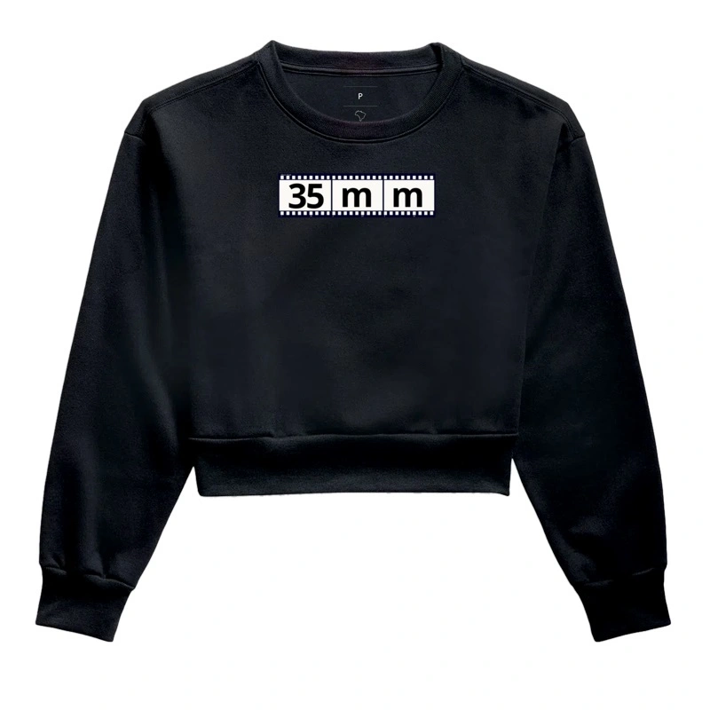 Moletom cropped feminino film 35mm - Imagem 2
