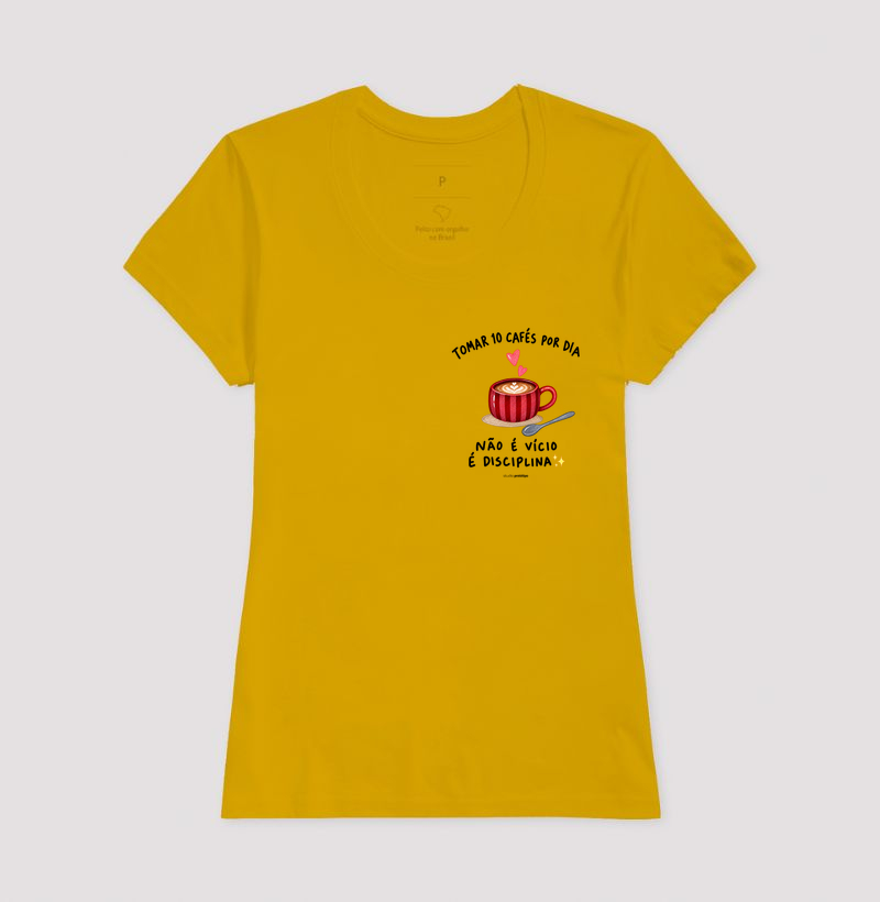 Camiseta 10 Cafés por Dia (estampa P) - Imagem 13