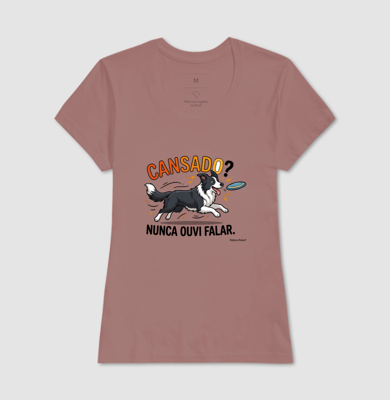 CAMISETA BORDER COLLIE CANSADO - Imagem 9