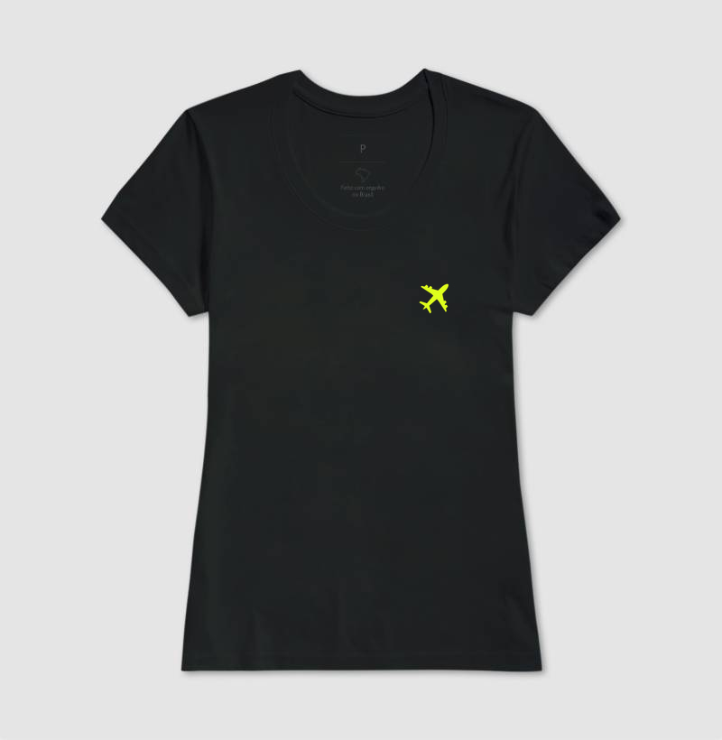 Viajante Minimalista - avião verde limão - Imagem 3