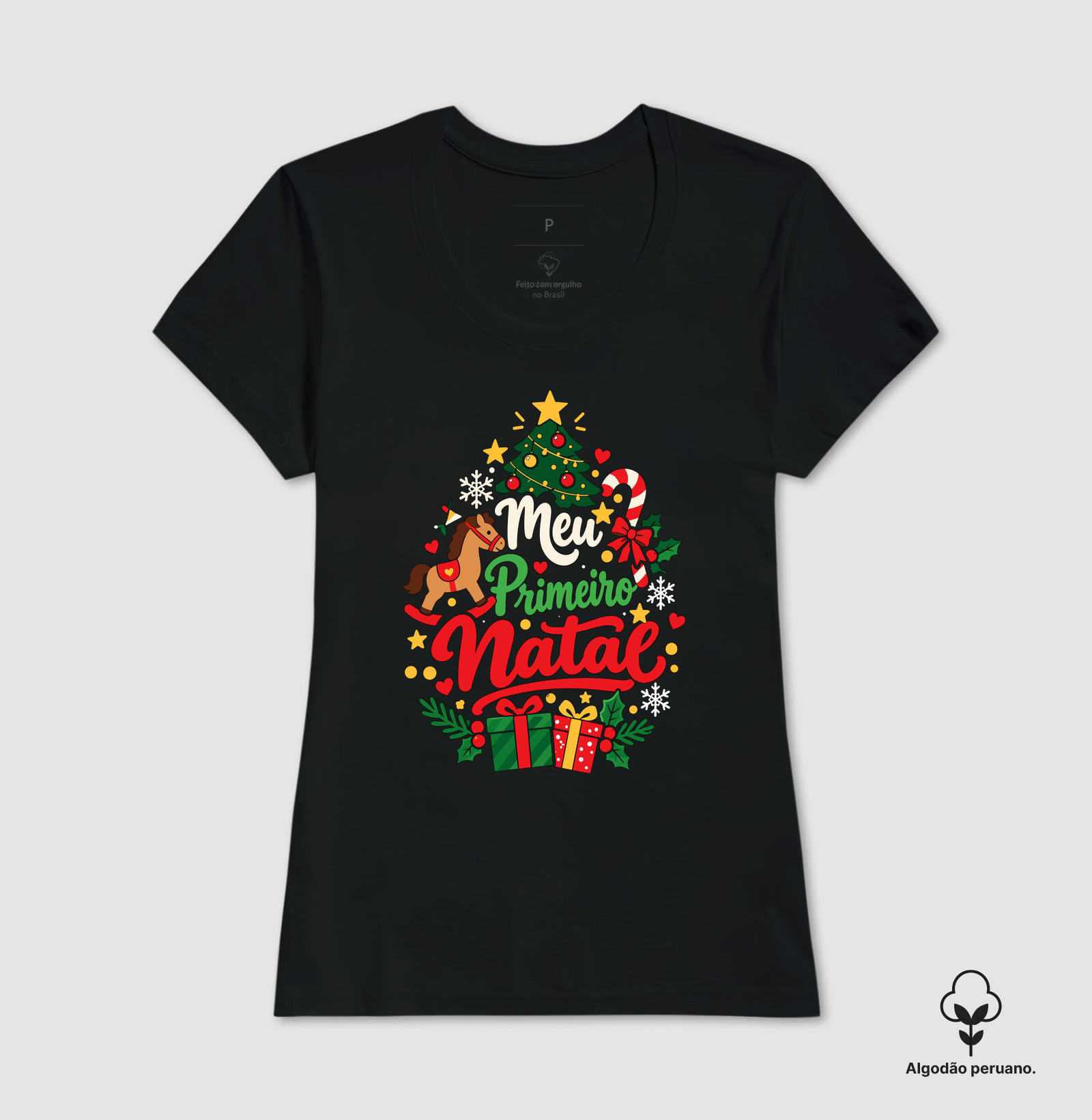 Meu Primeiro Natal – Cavalinho e Presentes - Imagem 4
