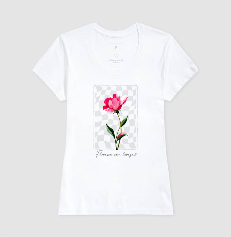 Camiseta Floresça com Leveza - Imagem 5