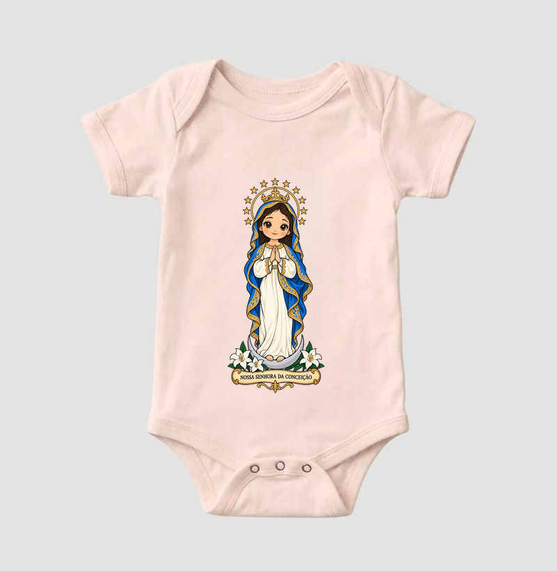 Nossa Senhora da Conceição estilo chibi - Imagem 5