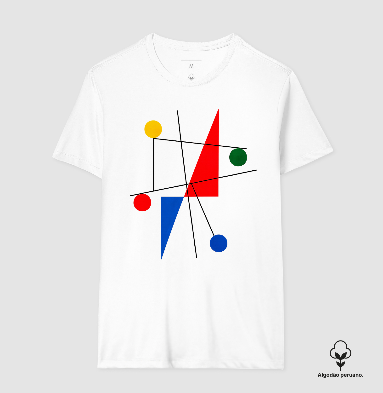 Camiseta Sophie Taeuber-Arp Untitled 1932 Algodão Peruano Tanguis - Imagem 5