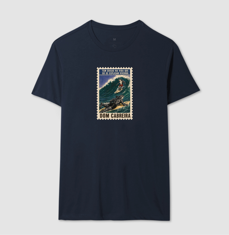 Camiseta Selo Vivendo a Vida do Surfe (masculina) - Imagem 7
