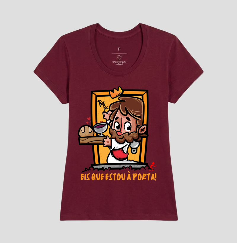 Camiseta Cristã Jesus Está à Porta - Imagem 19