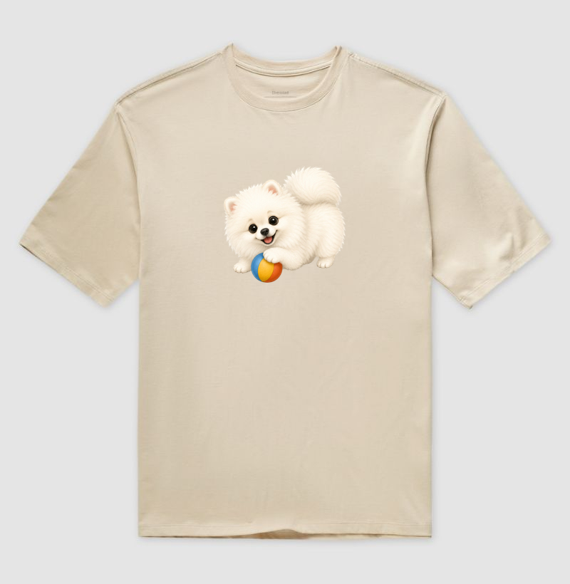 Pomerânia (Spitz Alemão) Branco - Desenho Animado - Imagem 3