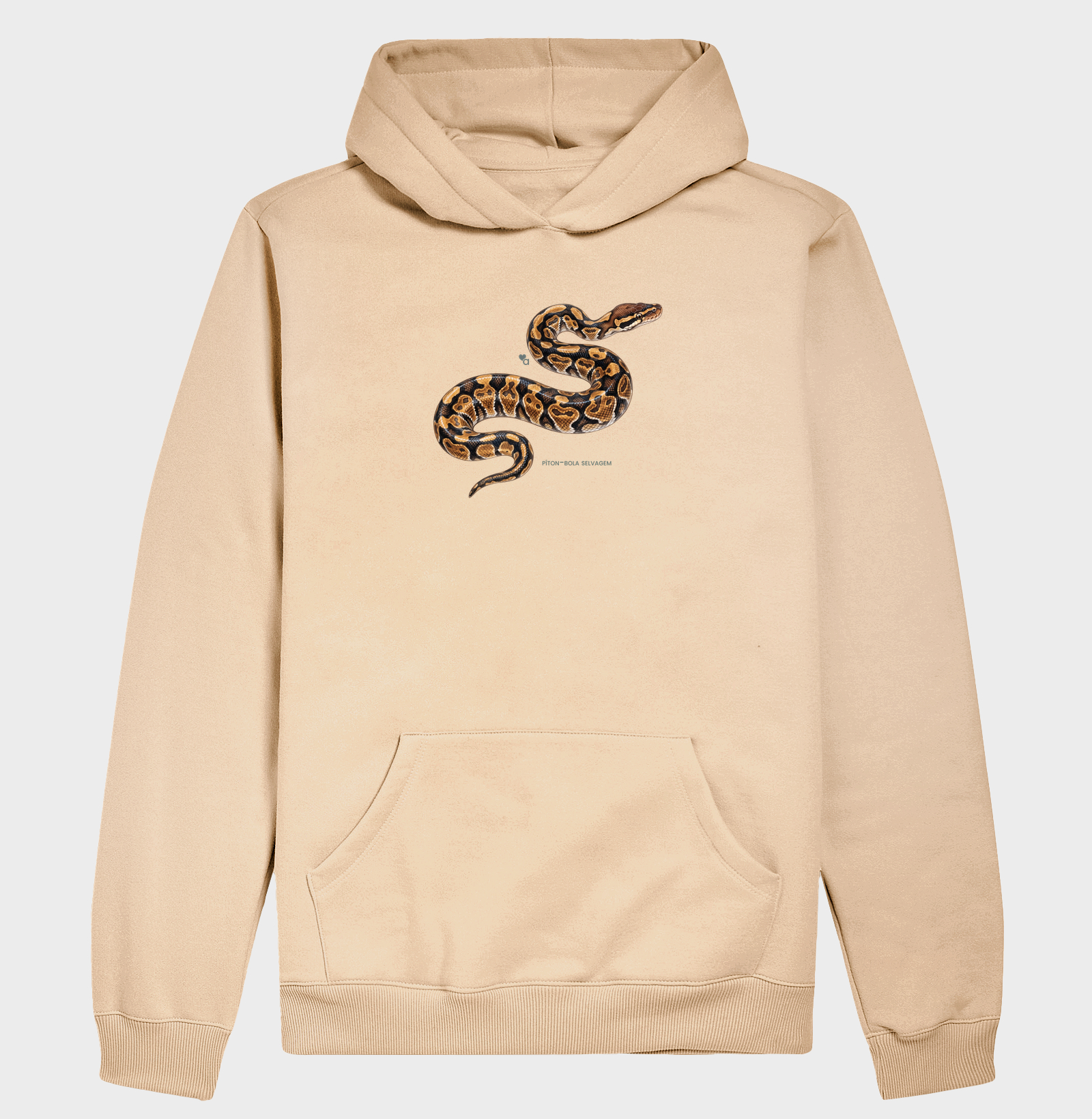 Répteis - Piton-bola-selvagem - Moletom Hoodie - Imagem 7