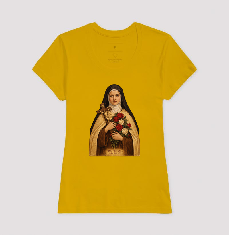 Camiseta Santa Teresinha Rogai por Nós - Imagem 13