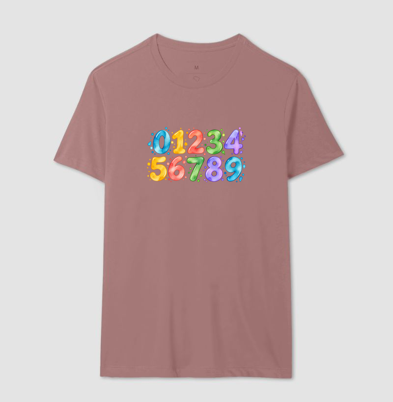 Camiseta Números em Cores - Imagem 17