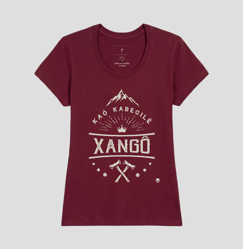 Camiseta Umbanda Orixá Xangô - Kaô Kabecilê - Imagem 11