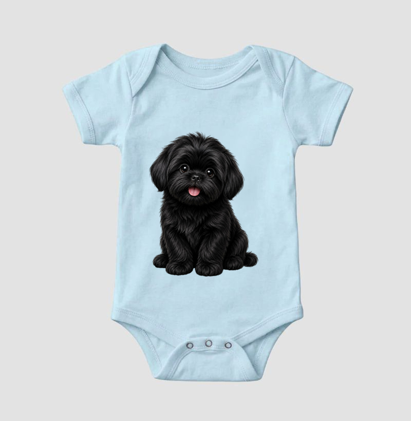 Shih Tzu Preto - Desenho Animado - Imagem 4