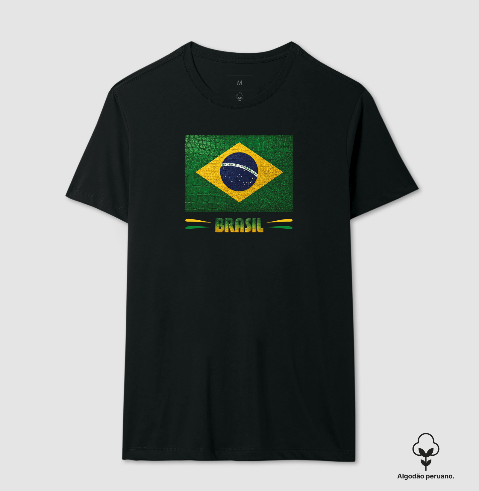 Camiseta Bandeira do BR estilizada (Masculina e Feminina) - Imagem 3