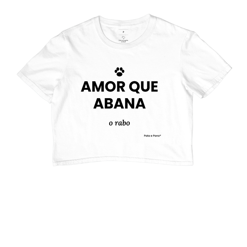 CAMISETA  - AMOR QUE ABANA O RABO - Imagem 3