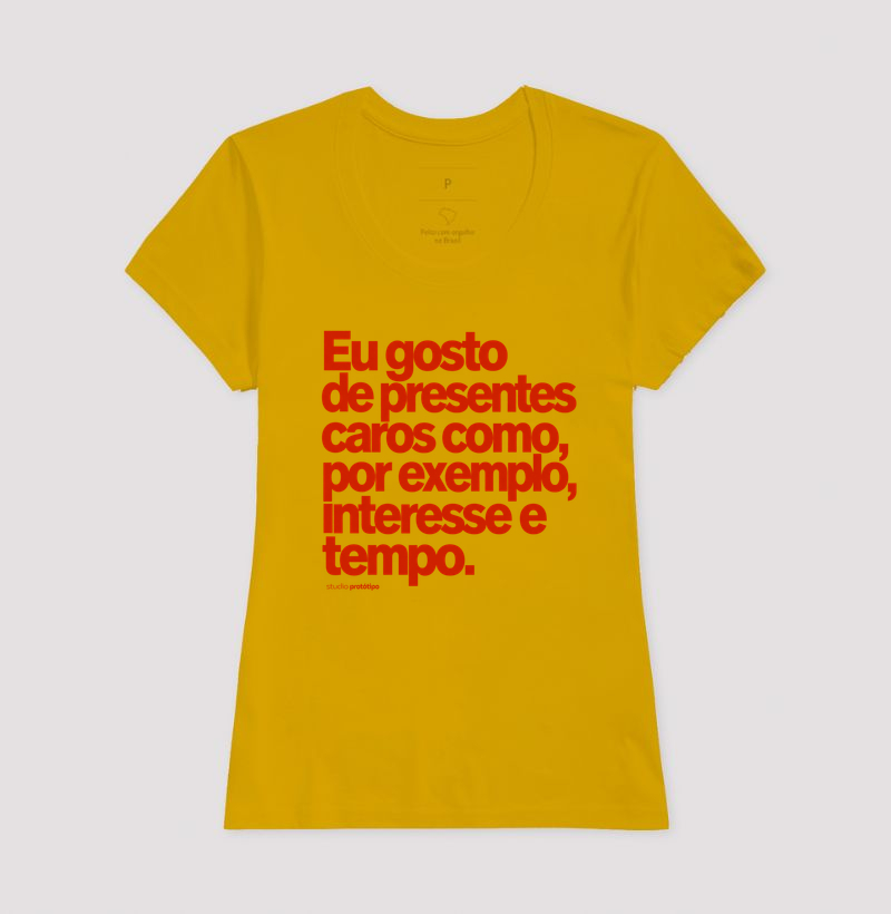 Eu Gosto de Presentes Caros (estampa G) - Imagem 15