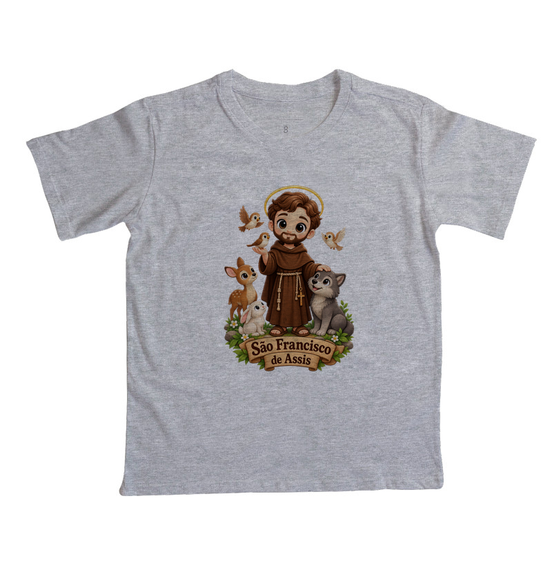 Camiseta Infantil São Francisco de Assis - Imagem 2