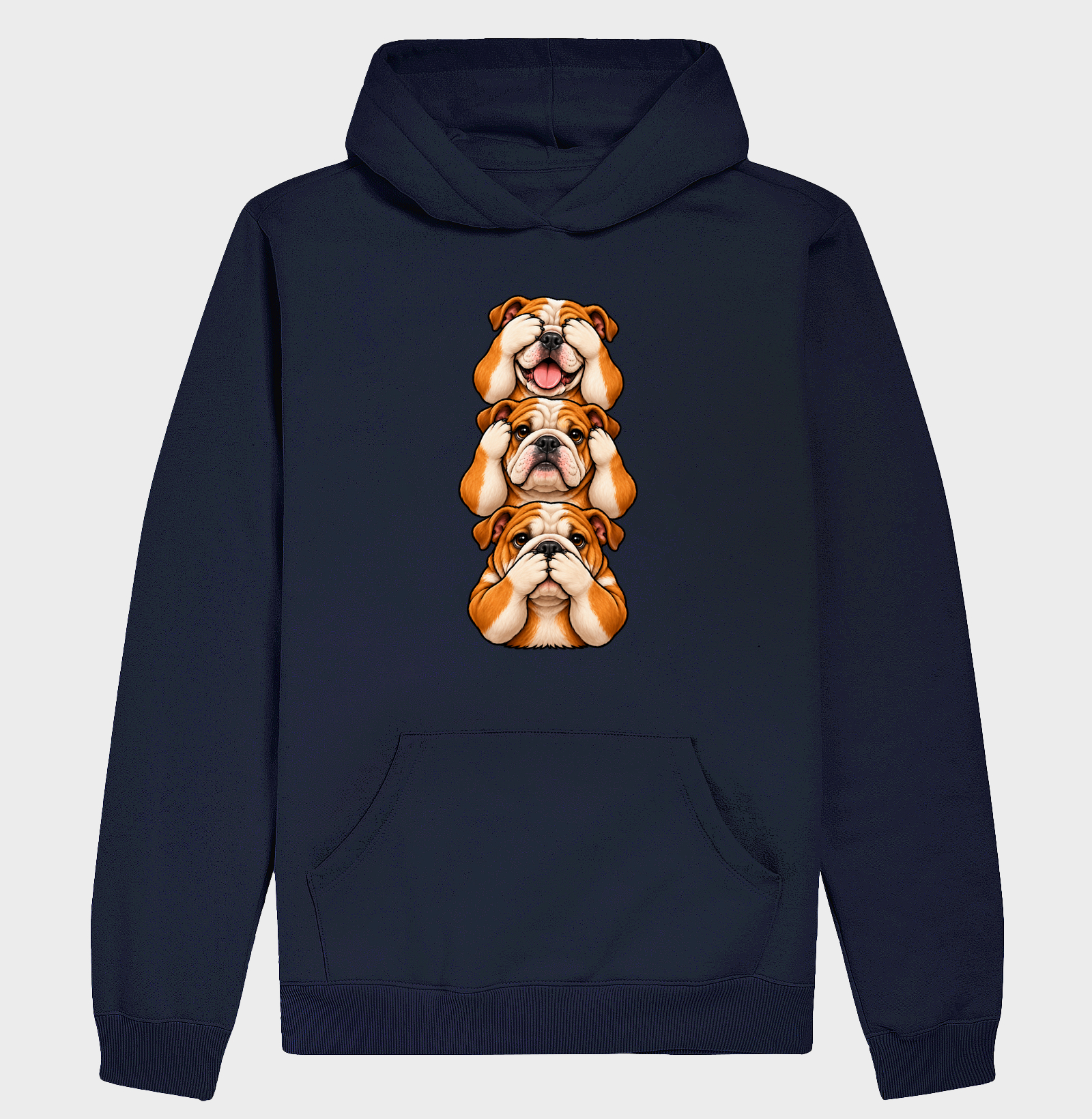 Ver, Ouvir e Falar versão Bulldog (minimal) - Imagem 4