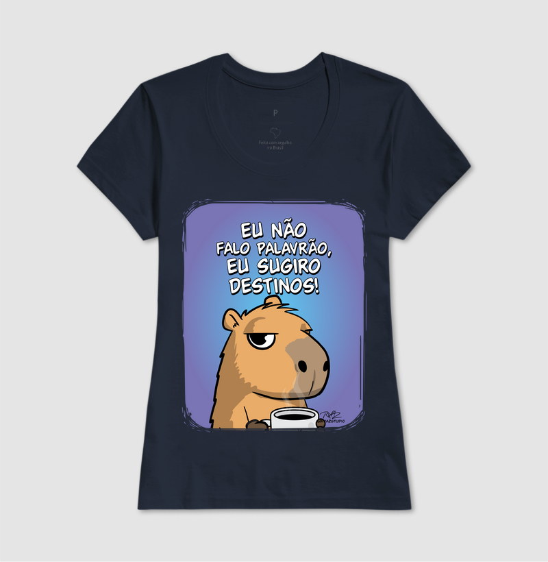 Camiseta Capivara Sugiro Destinos - Imagem 7