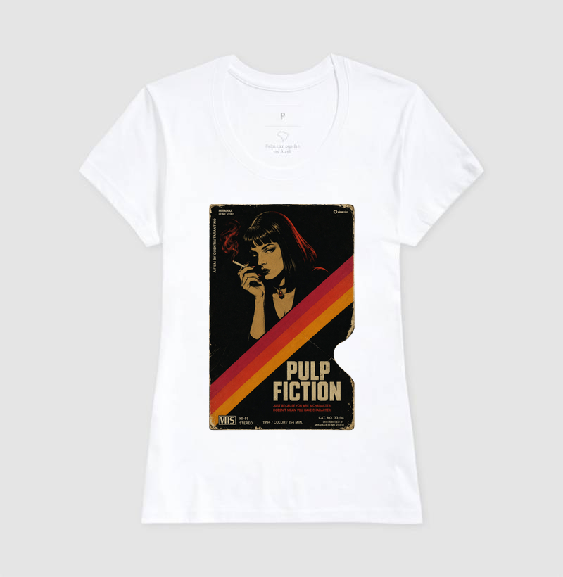 Pulp Fiction — Capa VHS Mia Wallace - Imagem 5