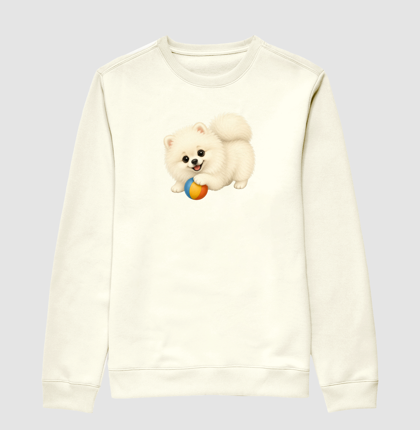 Pomerânia (Spitz Alemão) Branco - Desenho Animado - Imagem 2