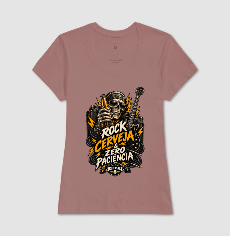 Camiseta Rock, Cerveja & Zero Paciência - Imagem 17