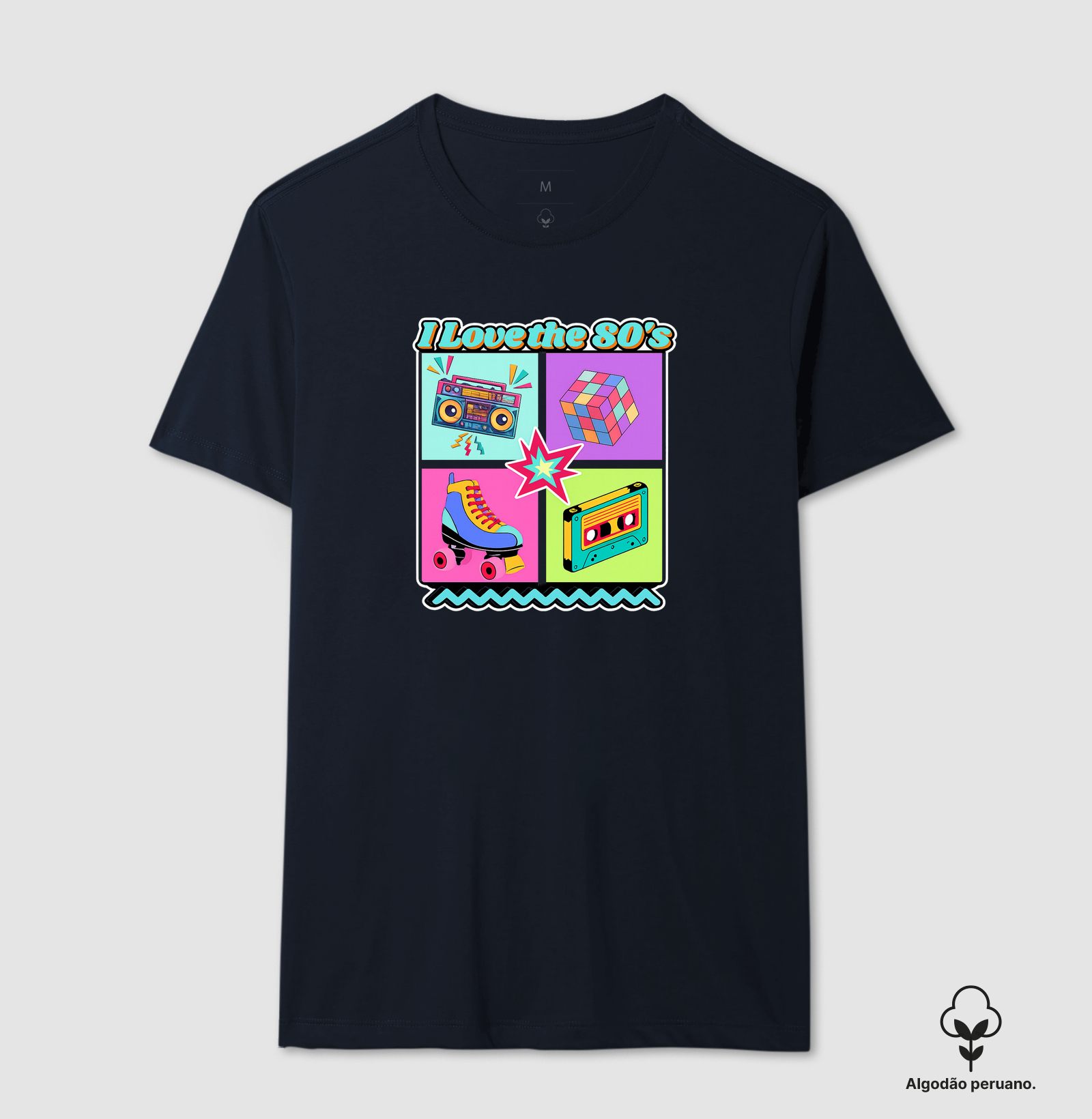 Camiseta retro Cubo Mágico - Imagem 8