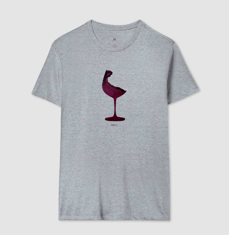 Camiseta Vinho Abstrata - Imagem 9
