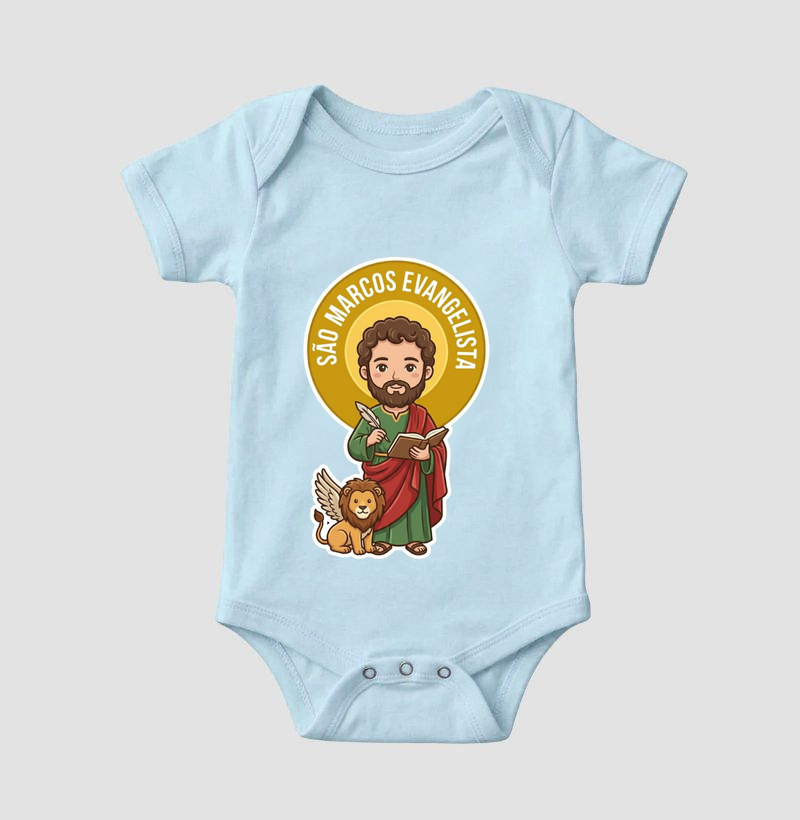 São Marcos Evangelista - Santinhos do Berço - Imagem 4