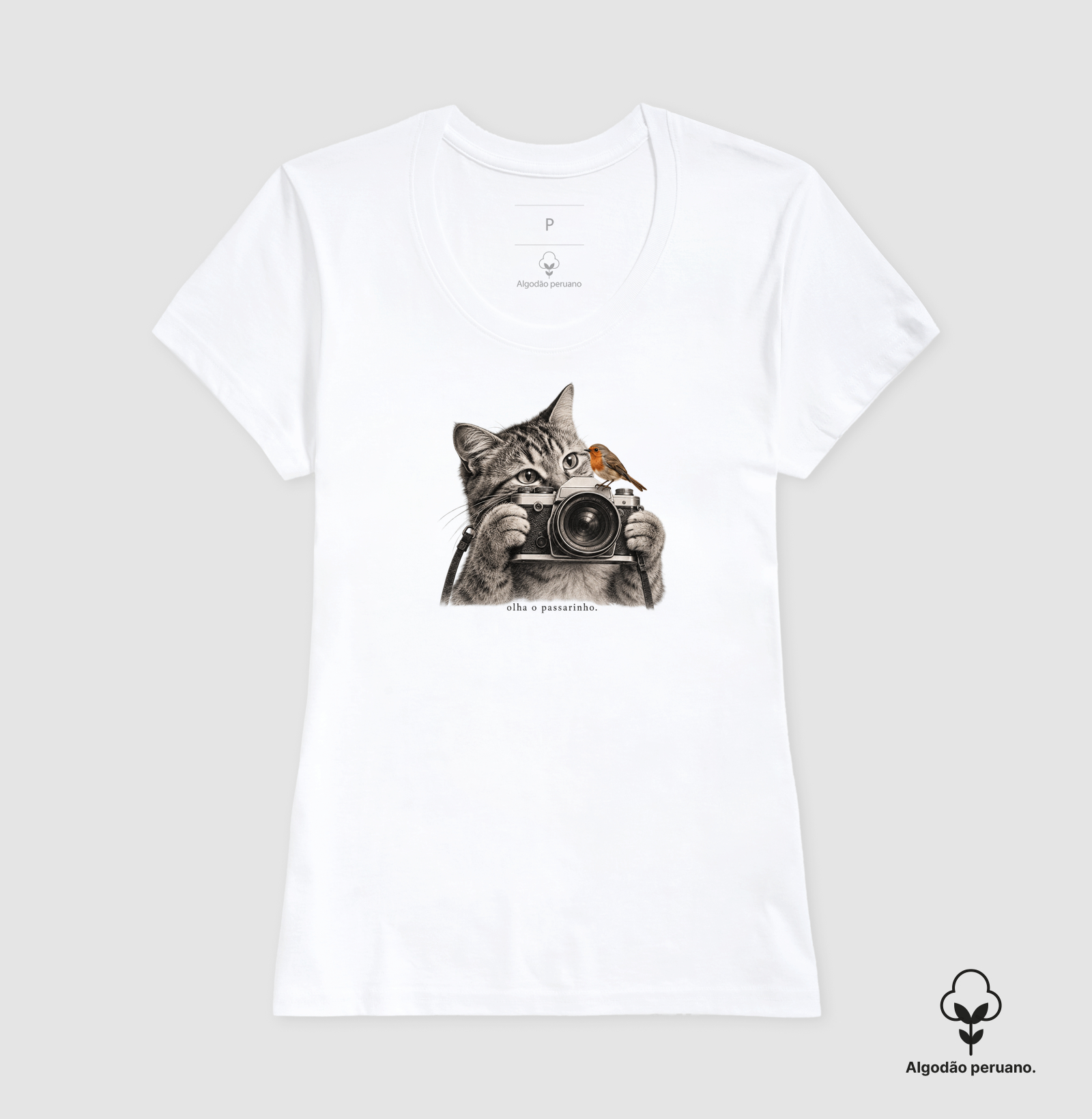 Camiseta olha o passarinho - Imagem 4